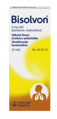 BISOLVON 8 mg (20 fol)