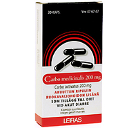 CARBO MEDICINALIS 200 mg (30 fol)
