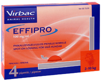 EFFIPRO PIENILLE KOIRILLE 100 mg/ml (4x0