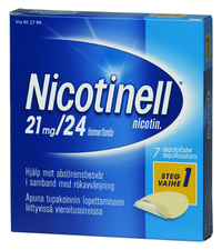 NICOTINELL 21 mg/24 h (7 kpl)