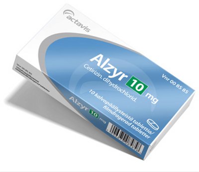 ALZYR 10 mg (10 fol)