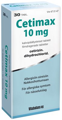 CETIMAX 10 mg (30 fol)