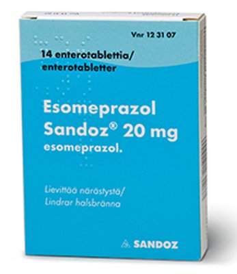 ESOMEPRAZOL SANDOZ 20 mg (14 fol)