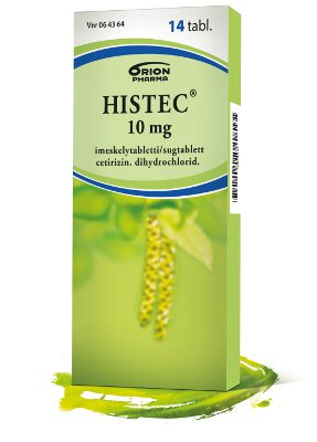 HISTEC 10 mg (14 fol)