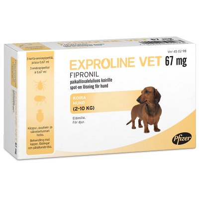 EXPROLINE VET 67 mg (3x0