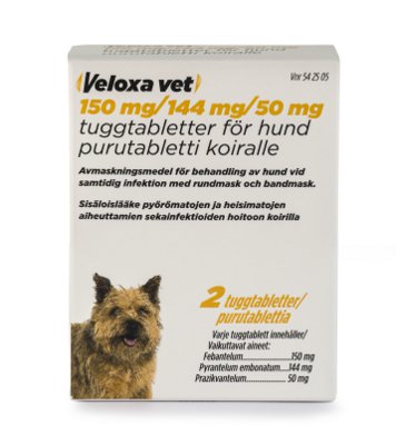 VELOXA VET 150/144/50 mg (2 fol)