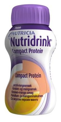 NUTRIDRINK COMPACT PROTEIN PERSIKKA-MANGO (4X125 ML)
