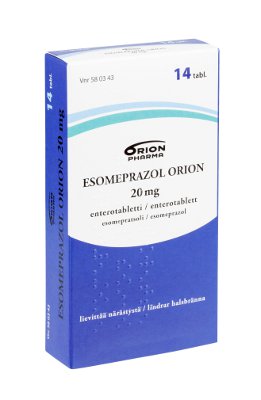 ESOMEPRAZOL ORION 20 mg (14 fol)