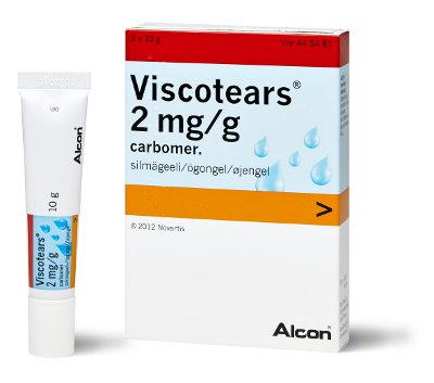 VISCOTEARS 2 mg/g (3x10 g)