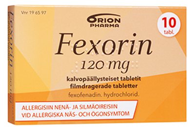 FEXORIN 120 mg (10 fol)