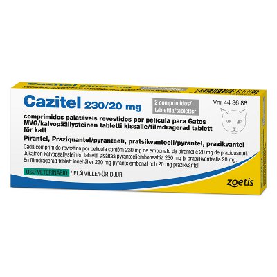 CAZITEL 230/20 mg (2 fol)