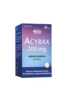 ACYRAX 200 mg (25 kpl)
