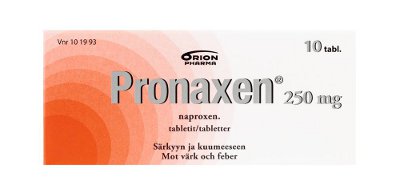 PRONAXEN 250 mg (10 fol)
