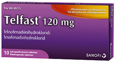 TELFAST 120 mg (10 fol)