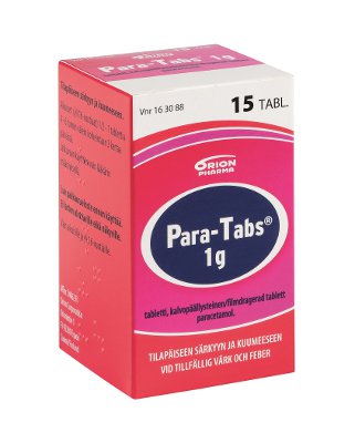 PARA-TABS 1 g (15 kpl)