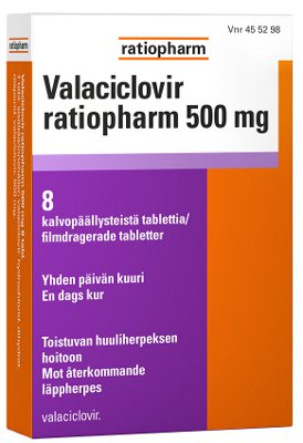 VALACICLOVIR RATIOPHARM 500 mg (8 fol)