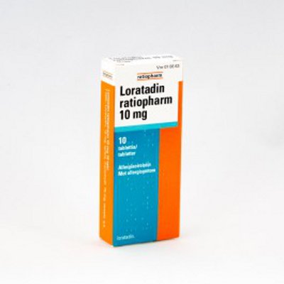 LORATADIN RATIOPHARM 10 mg (10 fol)