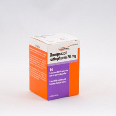 OMEPRAZOL RATIOPHARM 20 mg (14 kpl)