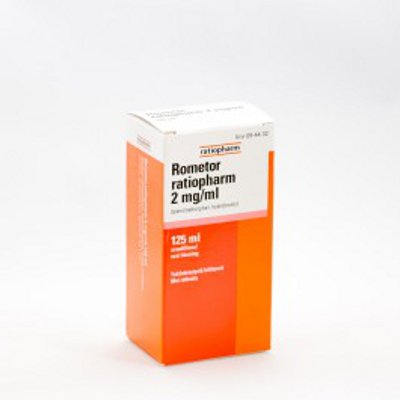 ROMETOR RATIOPHARM 2 mg/ml (125 ml)