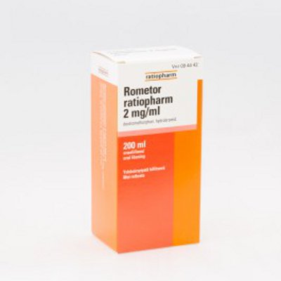 ROMETOR RATIOPHARM 2 mg/ml (200 ml)