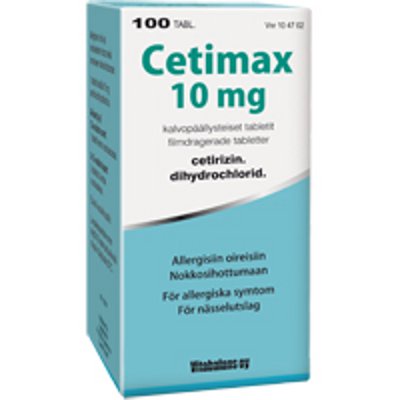 CETIMAX 10 mg (100 fol)