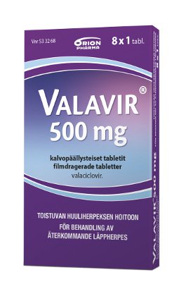VALAVIR 500 mg (8 fol)