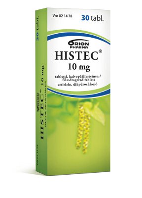 HISTEC 10 mg (30 fol)