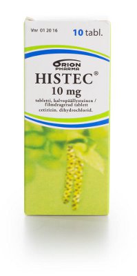 HISTEC 10 mg (10 fol)