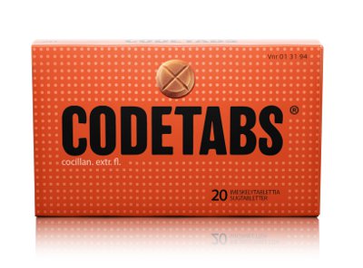 CODETABS 25 mg (20 fol)