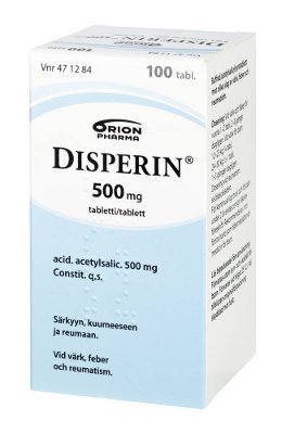 DISPERIN 500 mg (100 kpl)