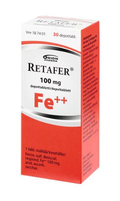 RETAFER 100 mg (30 fol)