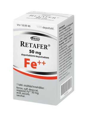RETAFER 50 mg (100 kpl)