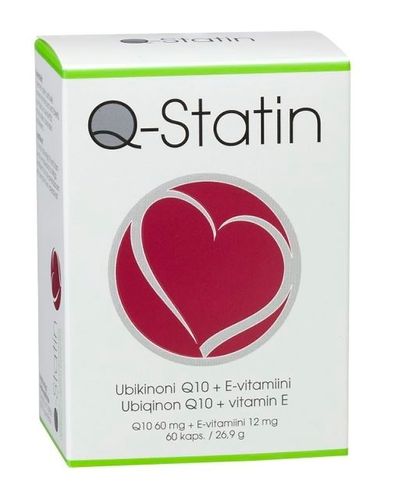 Q Statin Q10 + E-vitamiini (60 kaps)