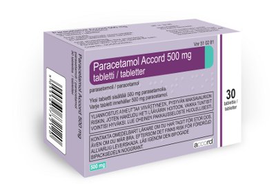PARACETAMOL ACCORD 500 mg (30 fol)