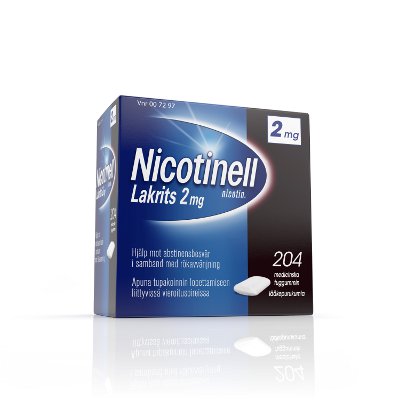 NICOTINELL LAKRITS 2 mg (204 fol)