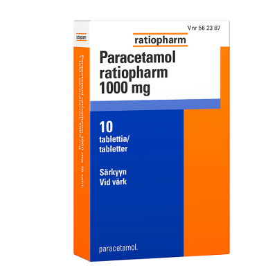 PARACETAMOL RATIOPHARM 1000 mg (10 fol)