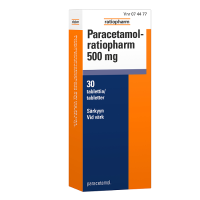 PARACETAMOL-RATIOPHARM 500 mg (30 fol)