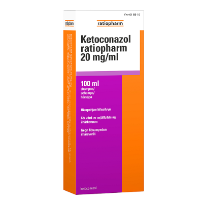 KETOCONAZOL RATIOPHARM 20 mg/ml (100 ml)