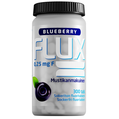 Flux Blueberry fluoritabletti (300 imeskelytabl)
