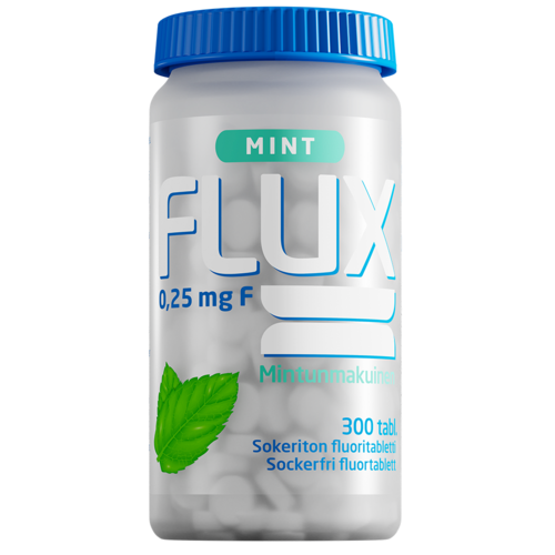 Flux Mint fluoritabletti (300 imeskelytabl)