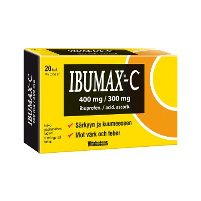 IBUMAX-C 400/300 mg (20 fol)