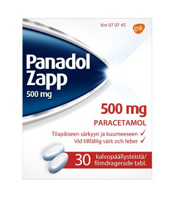 PANADOL ZAPP 500 mg (30 fol)