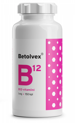 Betolvex B12-vitamiinilisä muistin tueksi.