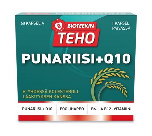BIOTEEKIN TEHO PUNARIISI+Q10 (60 KAPS)