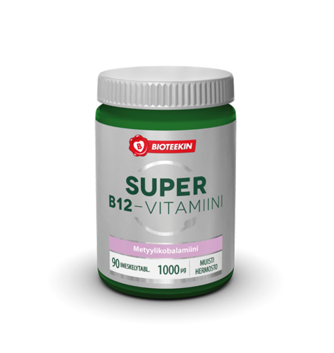 SUPER B12-VITAMIINI (90 imeskelytabl)