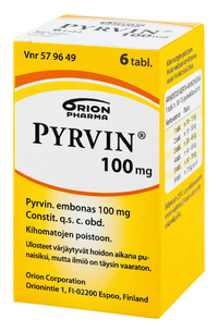 PYRVIN 100 mg (6 kpl)