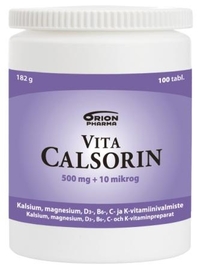 VITA-CALSORIN 500MG+10MIKROG (100 kpl)