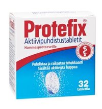 PROTEFIX PUHDISTUSTABLETIT HAMMASPROTEESILLE  (32 KPL)